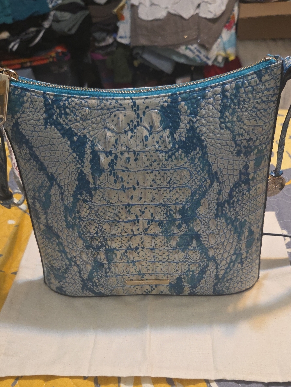 Brahmin Blue Mesmerized Melhbourne Katie Crossbody Bag - Women